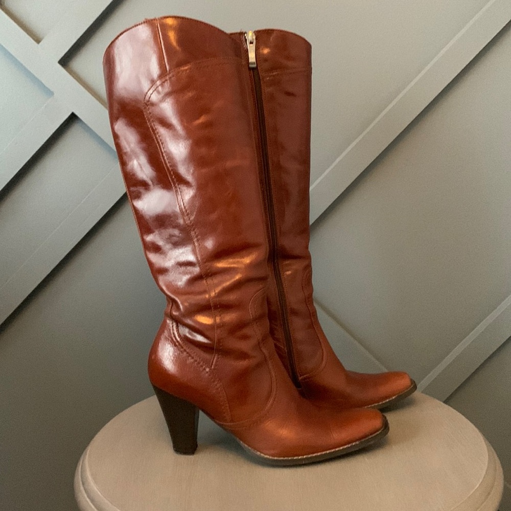 Lasoki Knee High Leather Boot